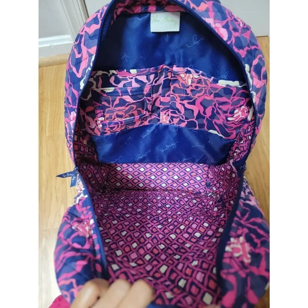 Vera Bradley-Katalina Pink Campus Backpack